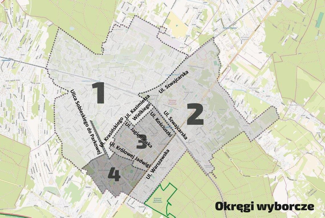 LEGIONOWO. Znamy nowe okręgi wyborcze LEGIONOWO. Znamy nowe okręgi wyborcze