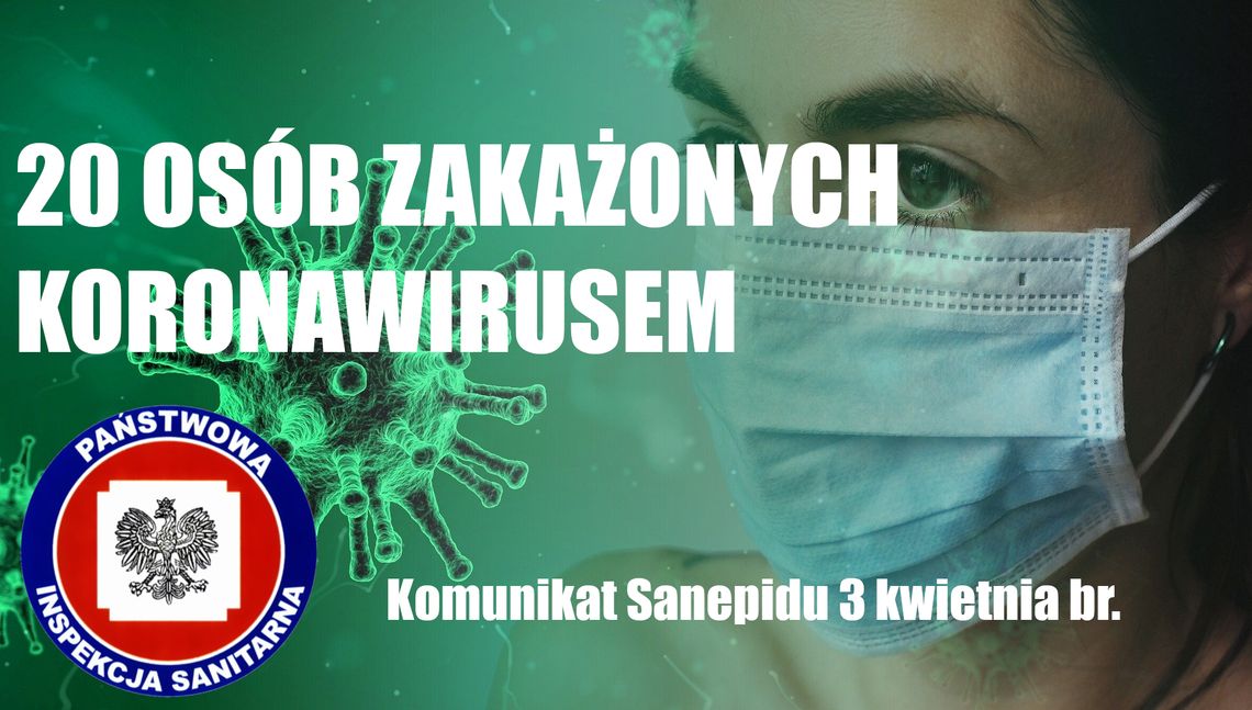 LEGIONOWSKI. 20 osób zakażonych koronawirusem