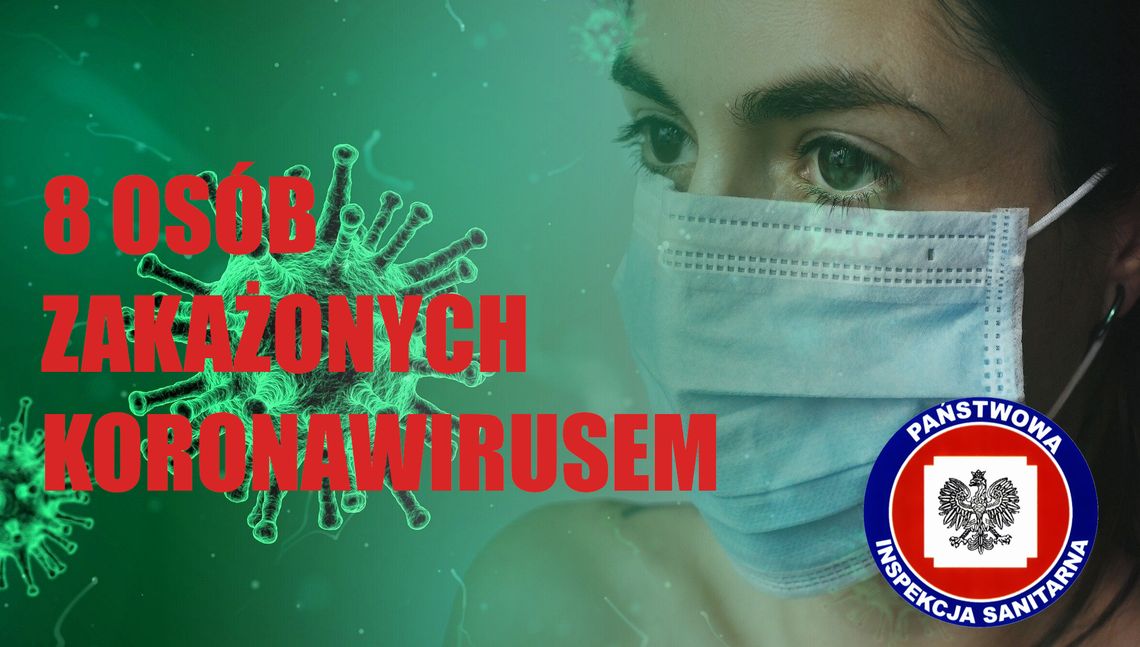 LEGIONOWSKI. 8 zakażonych koronawirusem LEGIONOWSKI. 8 zakażonych koronawirusem
