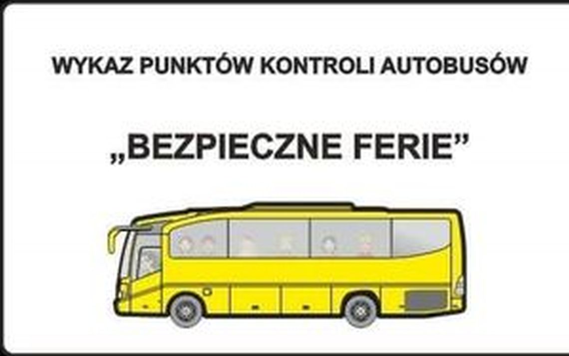 LEGIONOWSKI. Bezpieczne ferie 2020 - autobusy do kontroli LEGIONOWSKI. Bezpieczne ferie 2020 - autobusy do kontroli