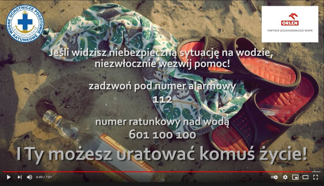 LEGIONOWSKI. Brutalnie prawdziwy spot WOPR -  "Pijesz. Wchodzisz. Toniesz." - kampania inspirowana prawdziwymi wydarzeniami