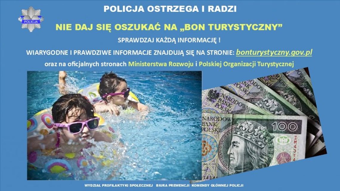 LEGIONOWSKI. Był policjant, był wnuczek... Przyszedł czas na Bon turystyczny