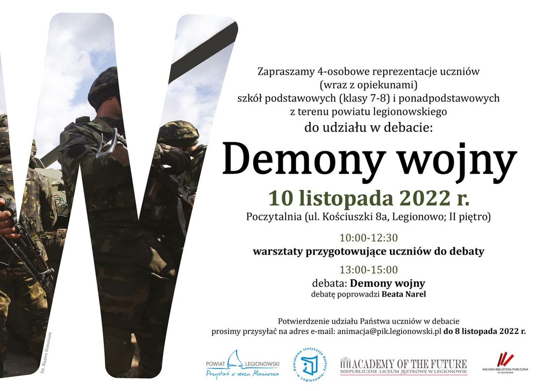 LEGIONOWSKI. Debata "Demony Wojny"