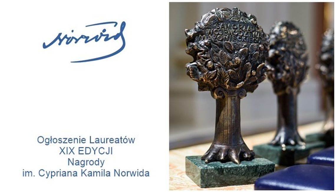 LEGIONOWSKI. Finał XIX edycji Nagrody im. Cypriana Kamila Norwida