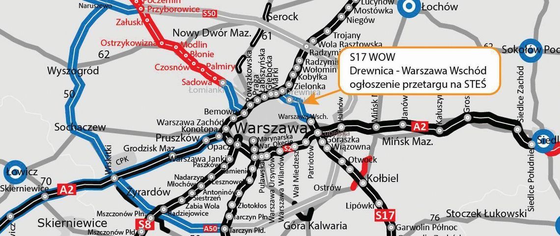 LEGIONOWSKI. GDDKiA szuka projektanta Wschodniej Obwodnicy Warszawy LEGIONOWSKI. GDDKiA szuka projektanta Wschodniej Obwodnicy Warszawy