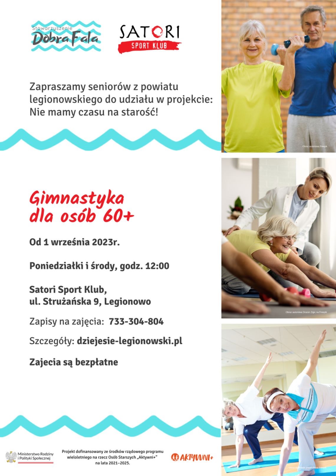 LEGIONOWSKI. Gimnastyka dla seniorów 60+