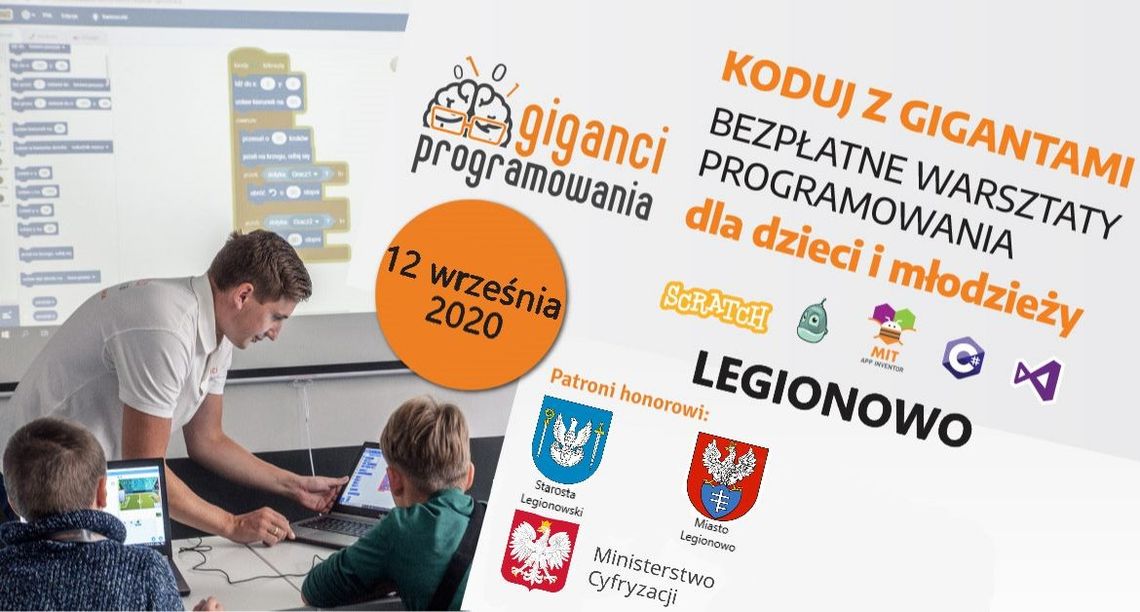 LEGIONOWSKI. Koduj z Gigantami - warsztaty dla dzieci i młodzieży