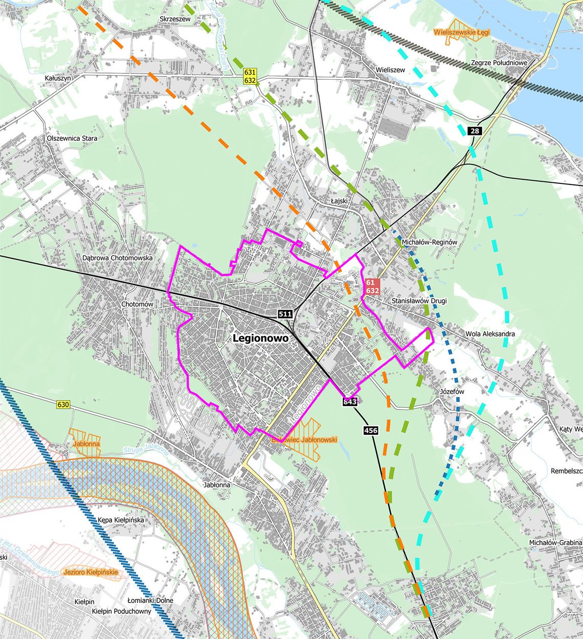 LEGIONOWSKI. Kontrowersyjna trasa kolejowa do Centralnego Portu Komunikacyjnego – sprzeciw samorządów