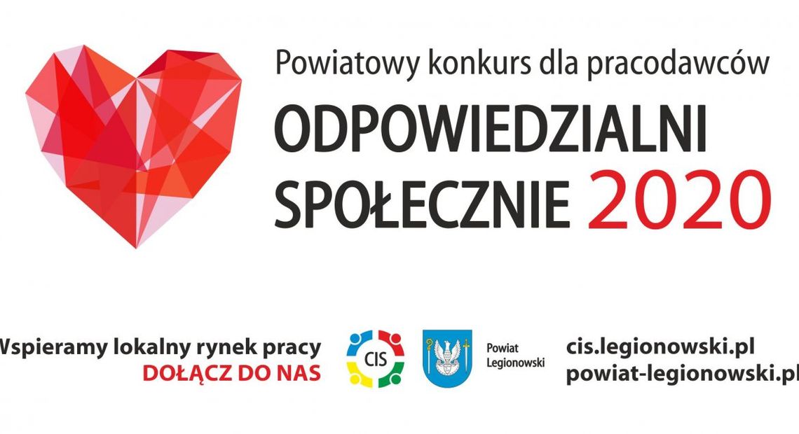 LEGIONOWSKI. Odpowiedzialni społecznie 2020 poszukiwani