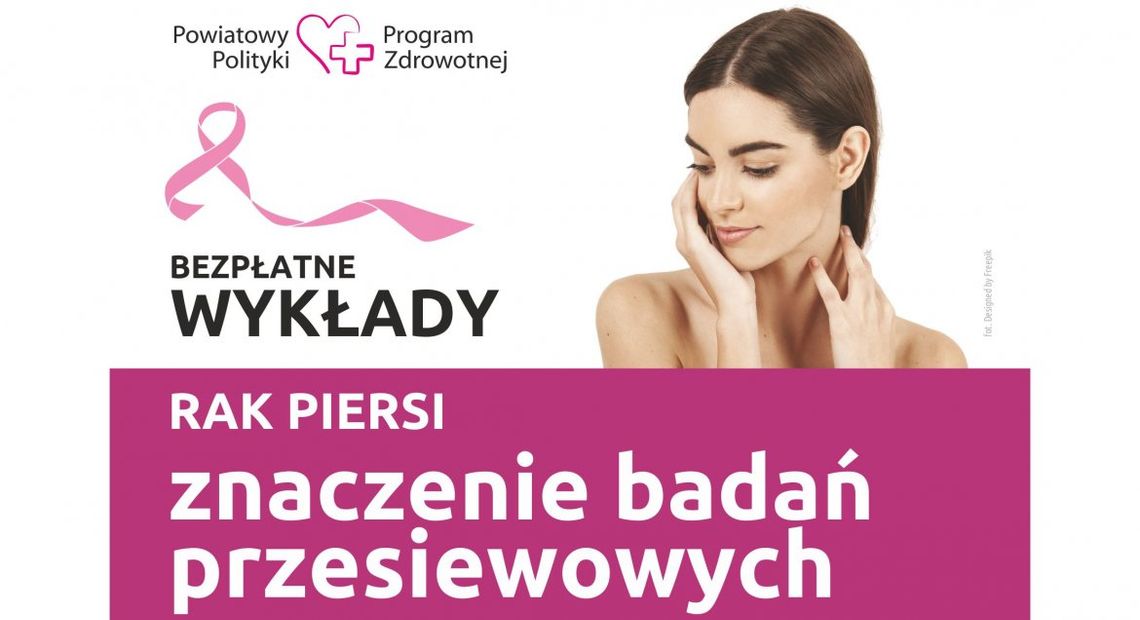 LEGIONOWSKI. "Rak piersi - znaczenie badań przesiewowych" - zapraszamy na wykłady