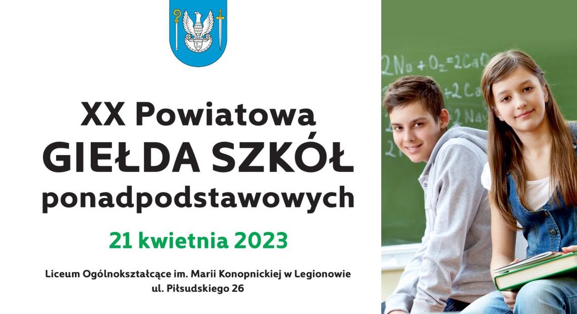 LEGIONOWSKI. XX Powiatowa Giełda Szkół Ponadpodstawowych