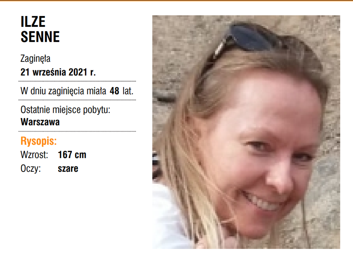 LEGIONOWSKI. Zaginęła Ilze Senne