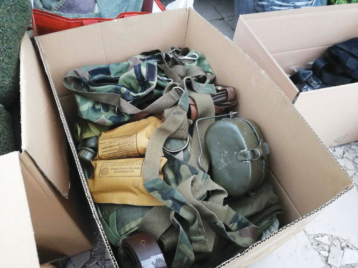 LEGIONOWSKI. Zbiórka odzieży militarnej na osiedlu Piaski