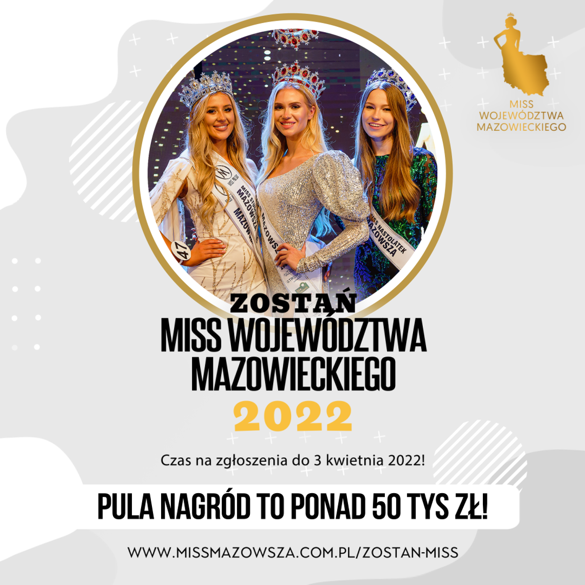 LEGIONOWSKI. Zostań Miss Woj. Mazowieckiego 2022! Trwa casting!