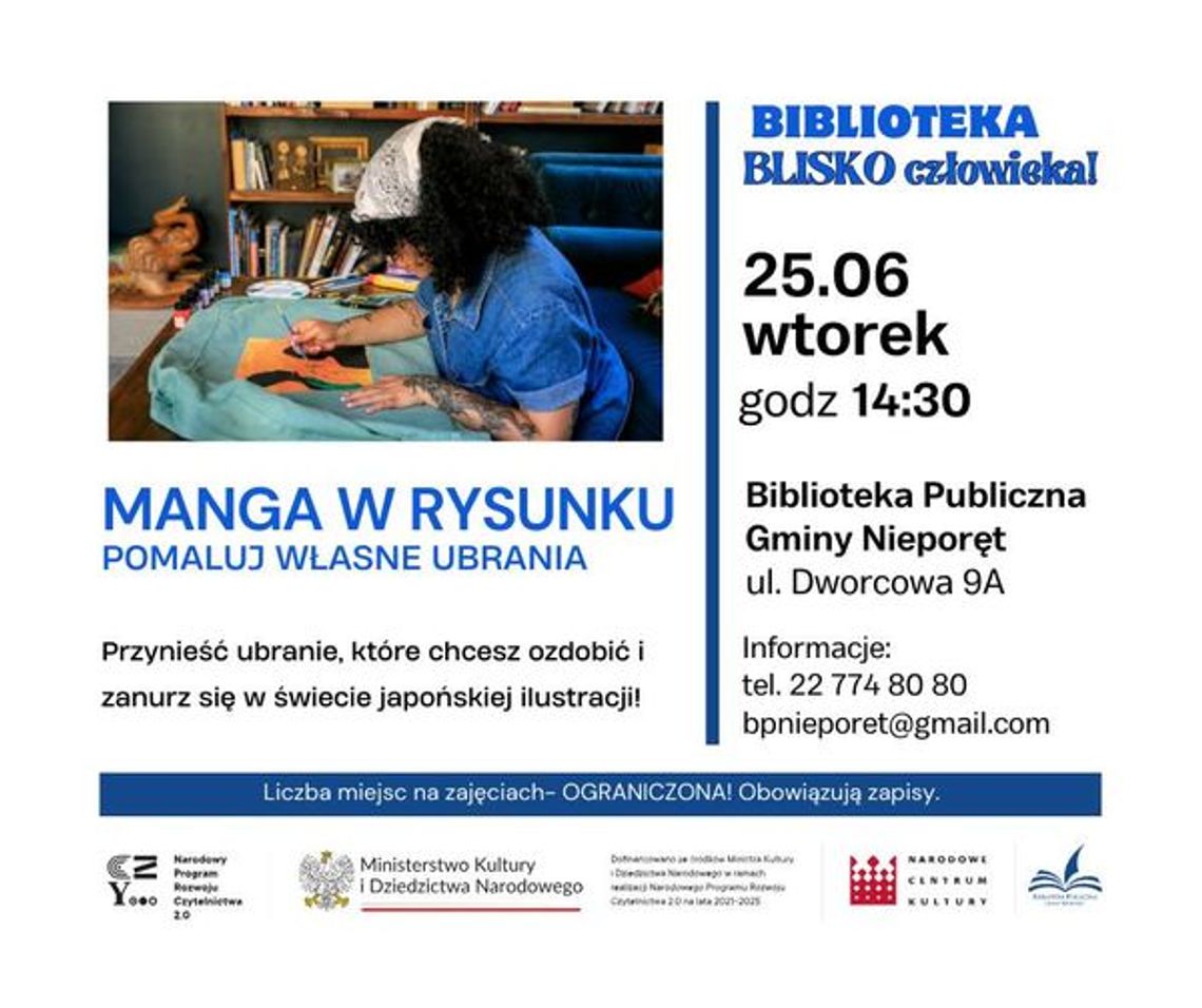 Manga na Ubraniach w Nieporęcie