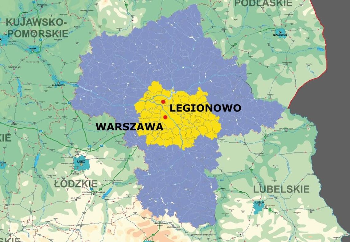 MAZOWSZE. Powiat Legionowski w województwie warszawskim – Nowy Dwór Maz., Pułtusk oraz Ciechanów pozostaną w województwie mazowieckim?