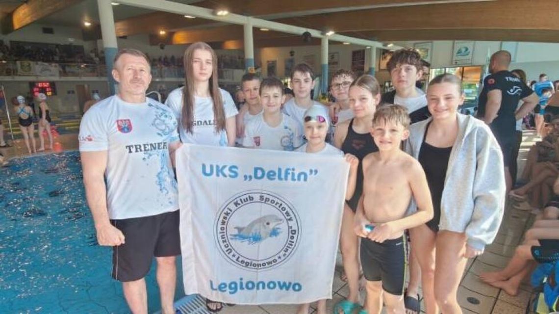 Medale i rekordy legionowskich pływaków w Garwolinie