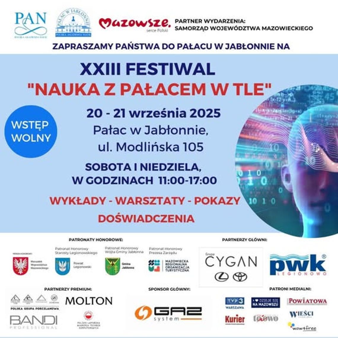 Nauka z Pałacem w tle