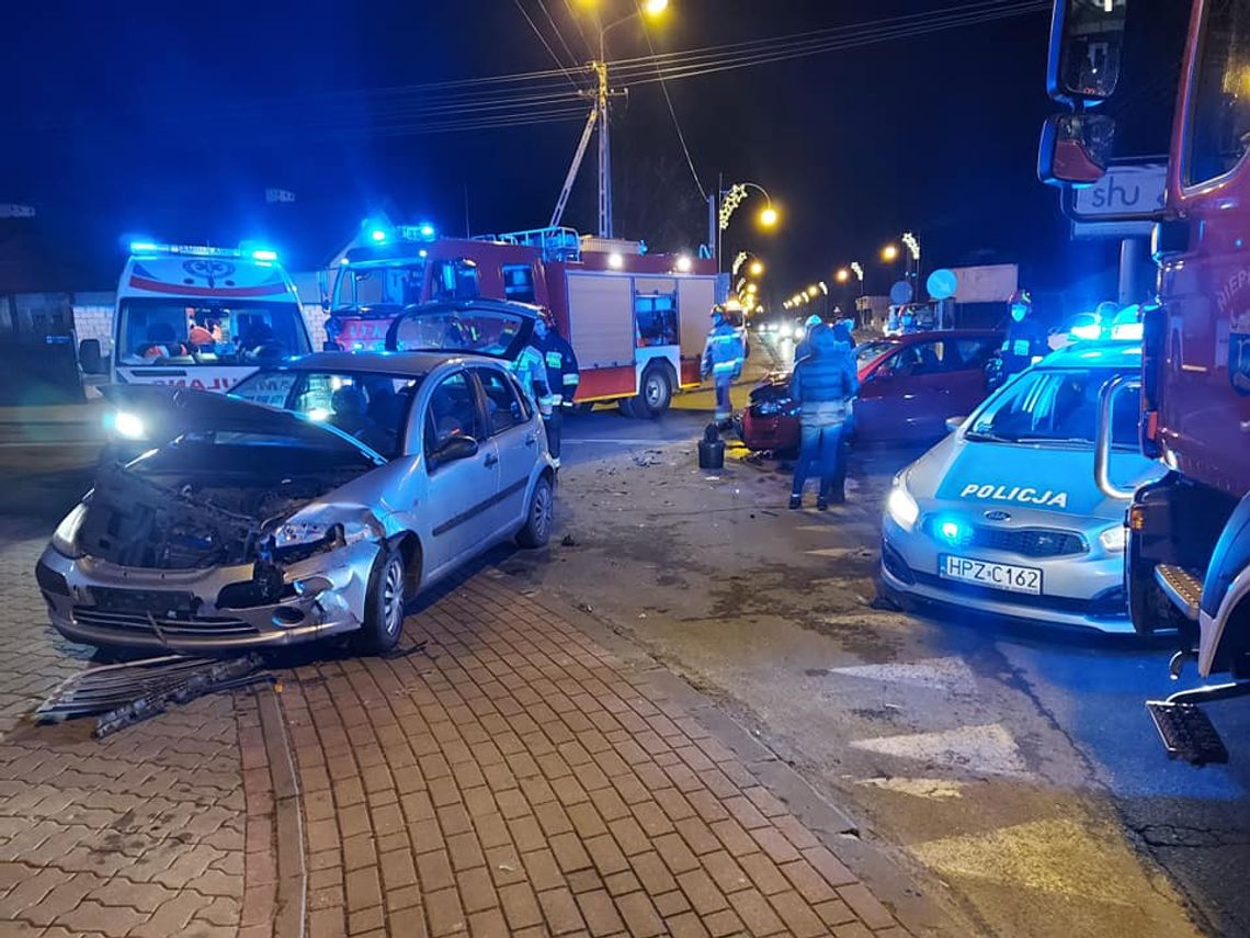 NIEPORĘT. Nie ustąpił pierwszeństwa i doprowadził do kolizji