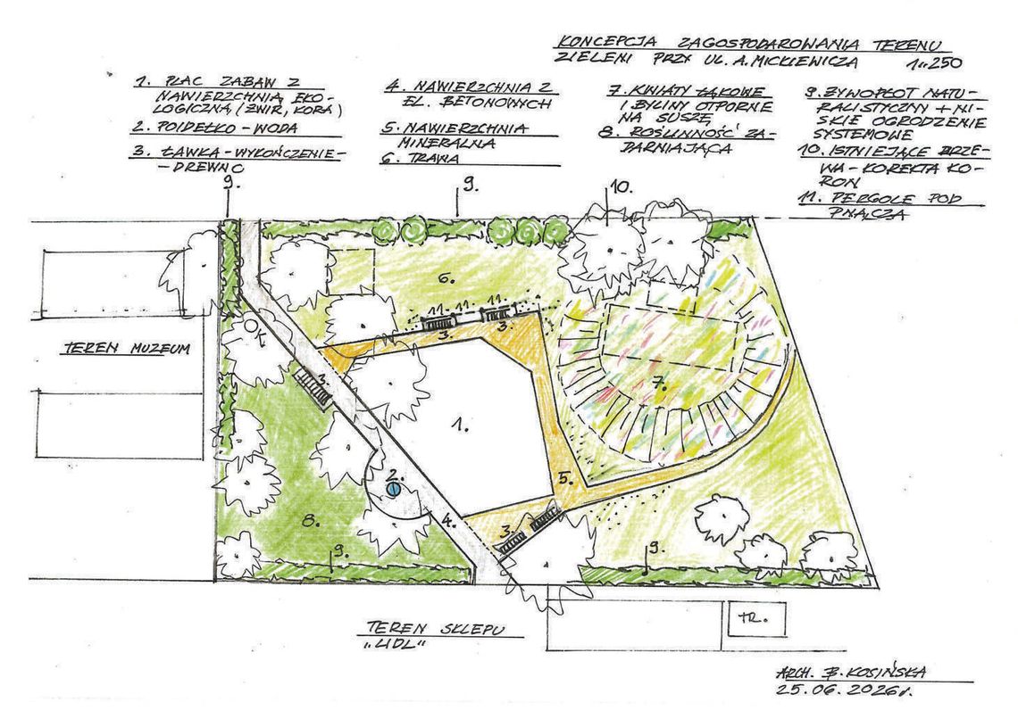 Nowy park kieszonkowy między Lidlem a Muzeum Historycznym Nowy park kieszonkowy między Lidlem a Muzeum Historycznym