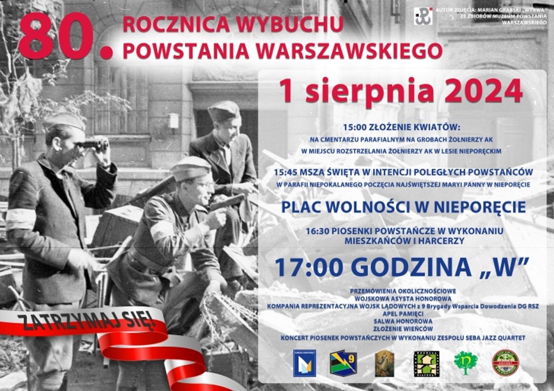 Obchody 80. rocznicy wybuchu Powstania Warszawskiego