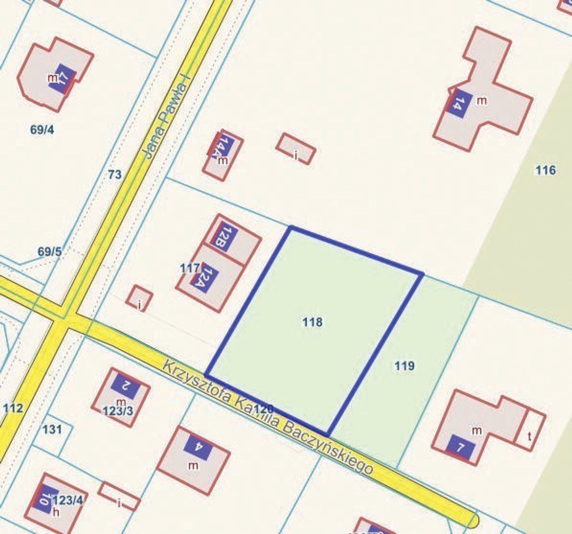 Osiedle 5 szeregowców przy ul. Baczyńskiego – 10 rodzin na 1000 m2 działki