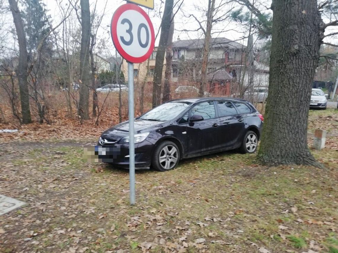 Parkujta choćby na środku TRAWNIKA. DZIWIĘ SIĘ...