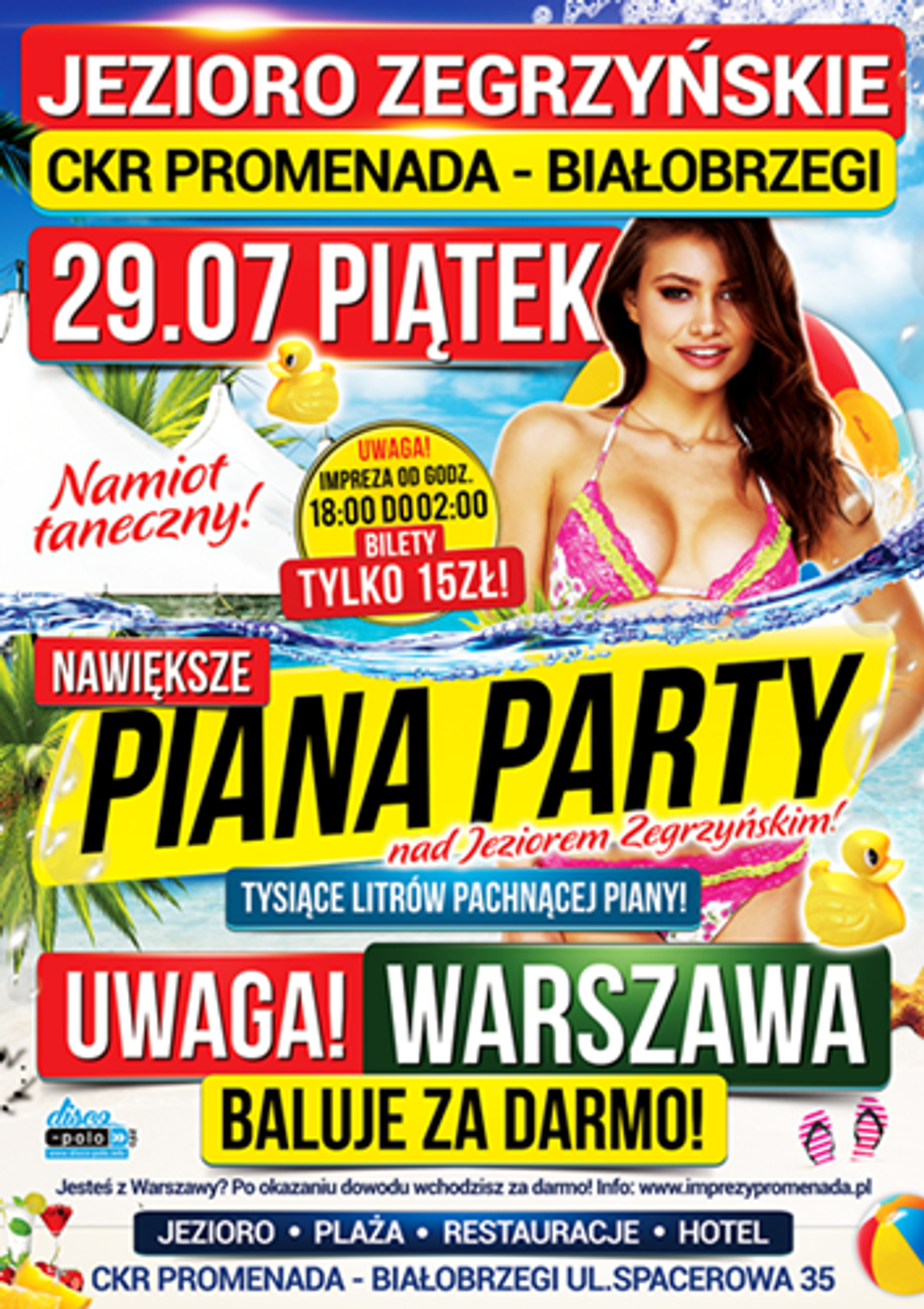 Piana Party już w najbliższy piątek! Piana Party już w najbliższy piątek!