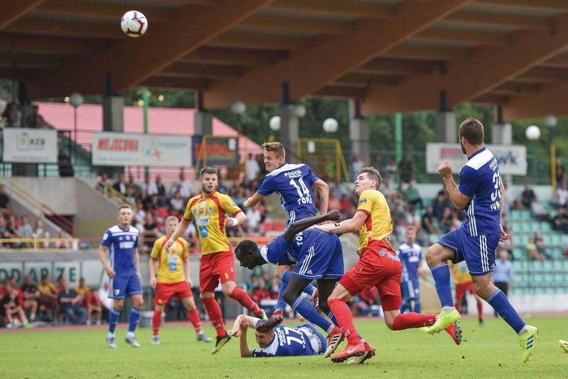PIŁKA NOŻNA. Druga porażka! Legionovia – Pogoń Siedlce 1-3(0-2)