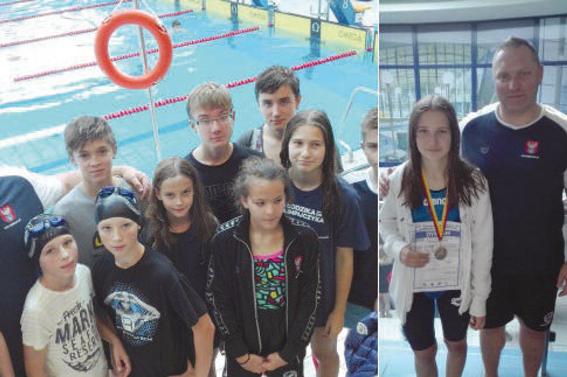 PŁYWANIE. Emilka na podium
