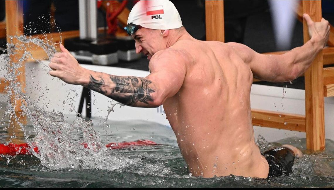 PŁYWANIE. Michał spełnia marzenia! 5.Mistrzostwa w pływaniu lodowym