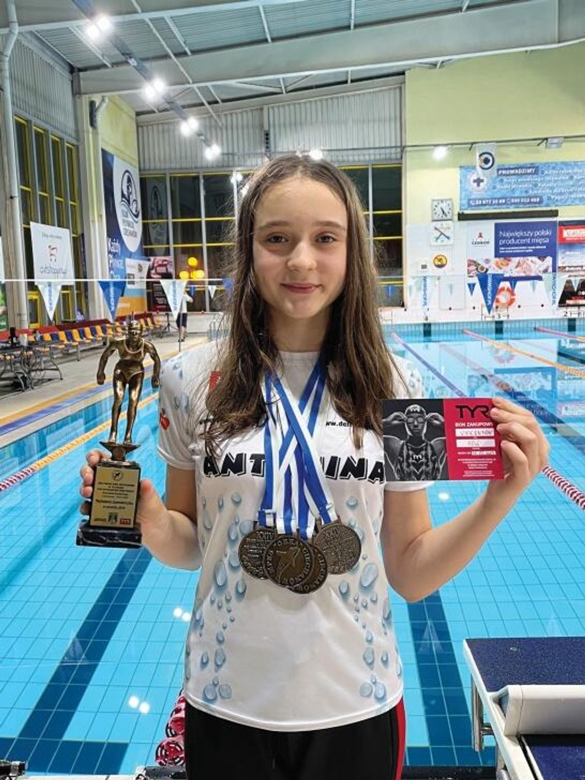 PŁYWANIE. Tosia w roli głównej. Grand Prix Ciechanowa