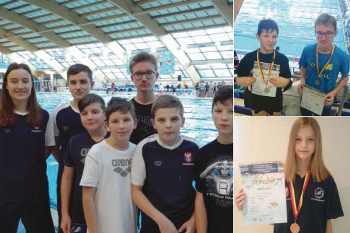 PŁYWANIE. Trójka na podium