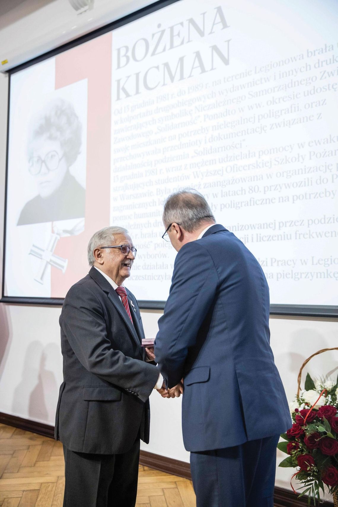 Pośmiertne odznaczenie dla Bożeny Kicman