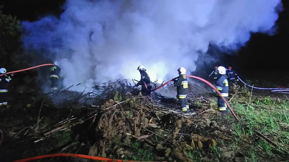 Pożar w środku nocy