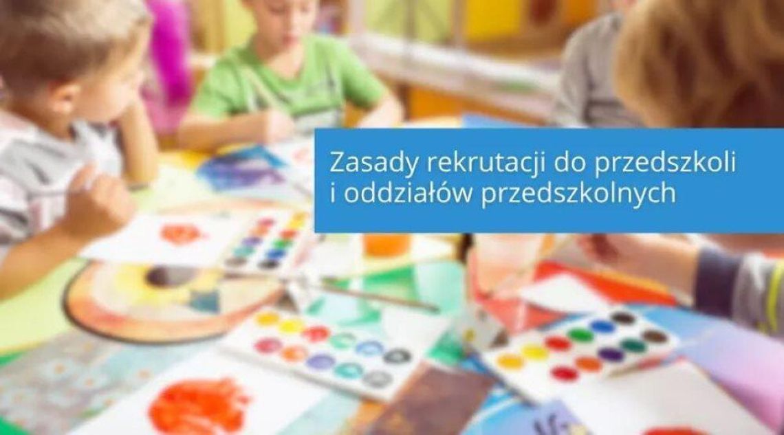 Rekrutacja do przedszkoli i oddziałów przedszkolnych