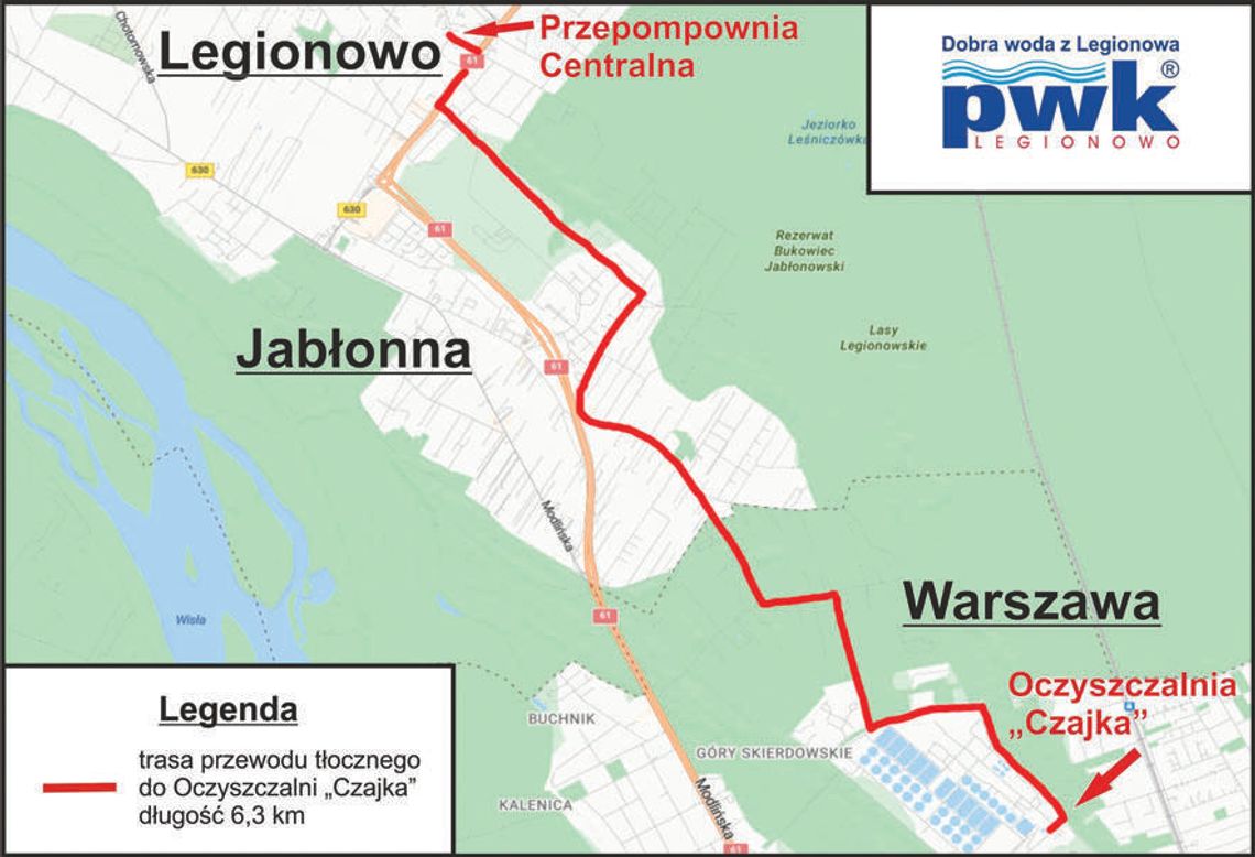 Remont PRZEWODU DN800 do „CZAJKI” coraz bliżej