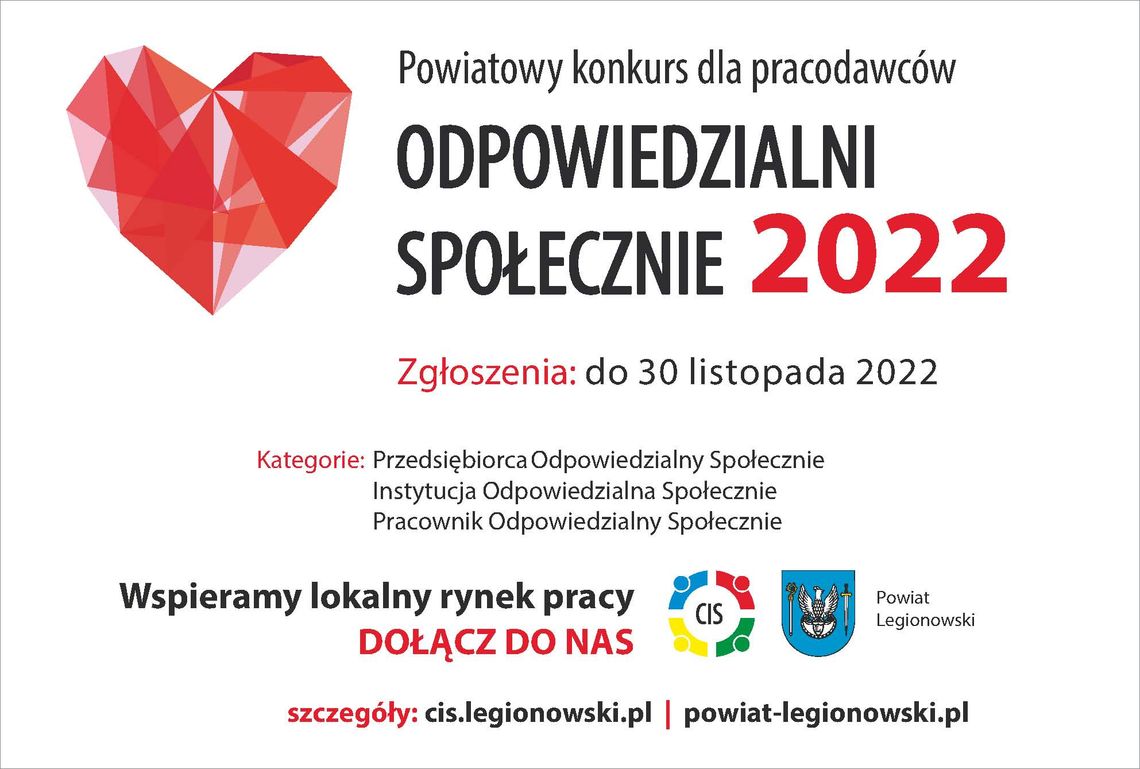 Rusza konkurs Odpowiedzialni Społecznie 2022