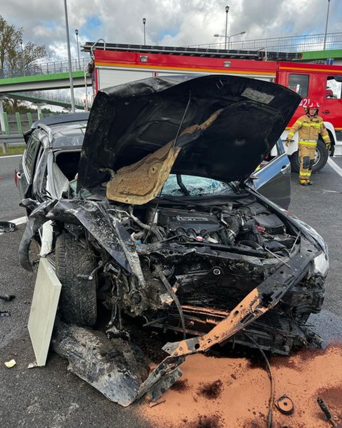 SEROCK. Dachowanie na DK61. Lądował śmigłowiec