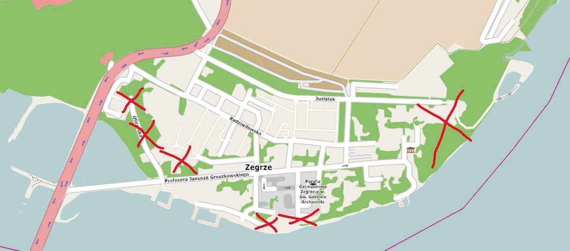 SEROCK. Zabudowują linię brzegową?