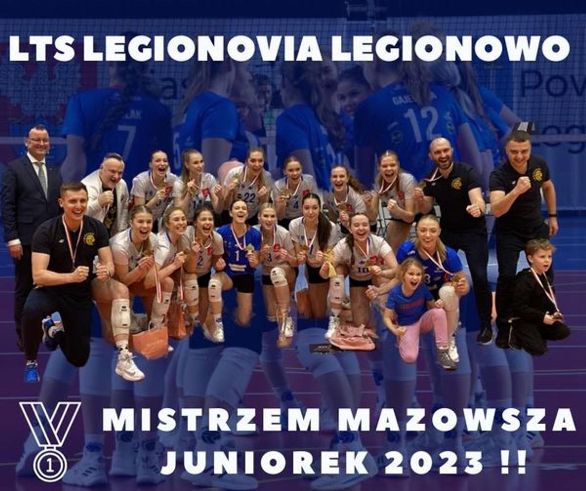 SIATKÓWKA. Mistrzynie Mazowsza! Juniorki LTS Legionovia
