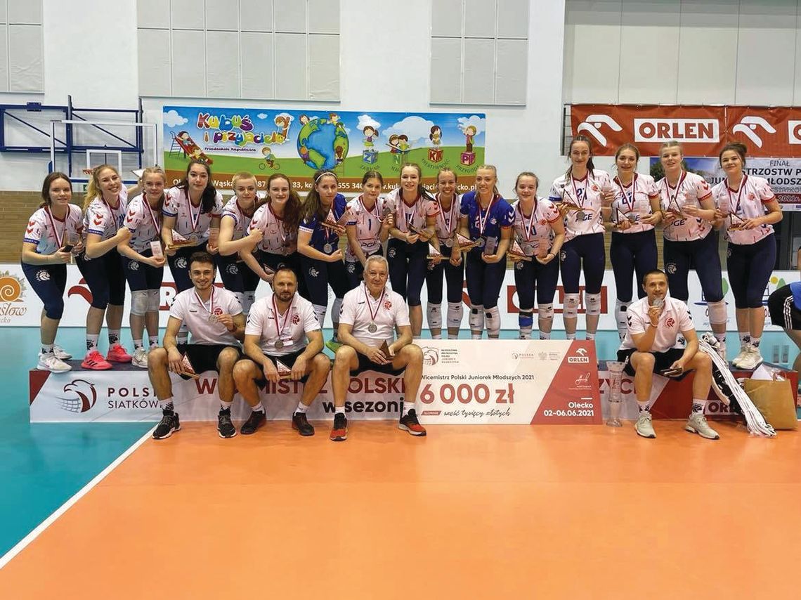 SIATKÓWKA. Srebrne LTS Legionowo! Mistrzostwa Polski Kadetek Olecko 2021