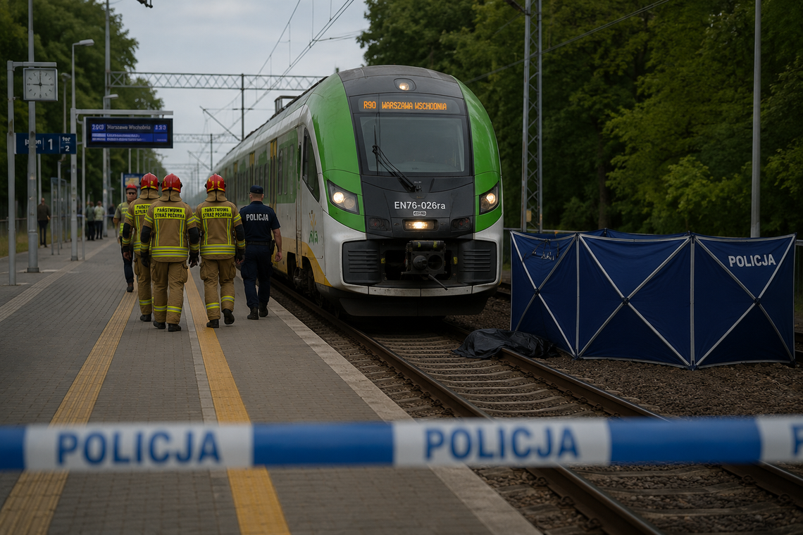 Śmiertelne potrącenie na stacji w Janówku