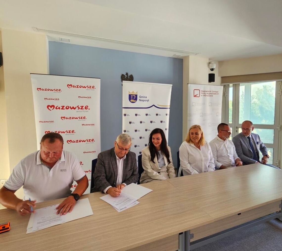 Umowa na przebudowę drogi wojewódzkiej nr 633 w Nieporęcie