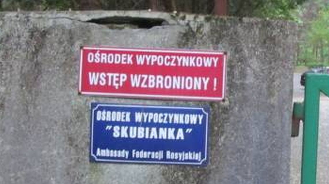 Umowa z Ambasadą Federacji Rosyjskiej rozwiązana - Rosyjscy "dyplomaci" nad Zegrzem. CD.