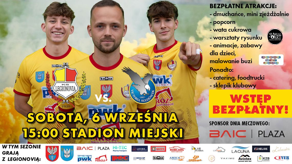 Walka z liderem… i sportowy piknik już jutro, w sobotę 6 września!