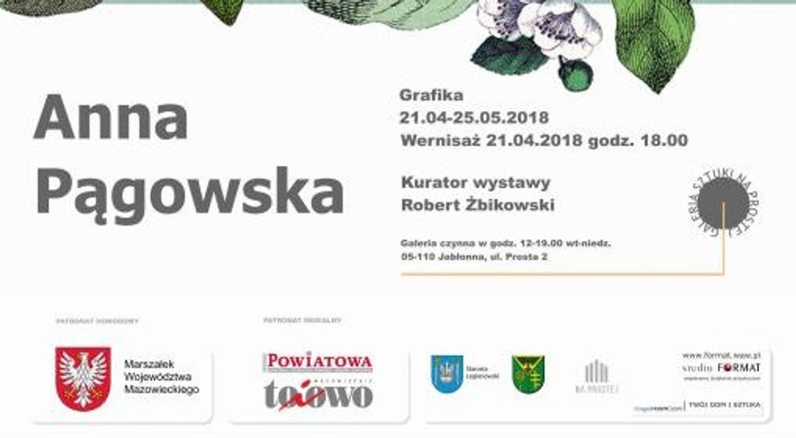 Wernisaż wystawy pt. Grafika - Anna Pągowska