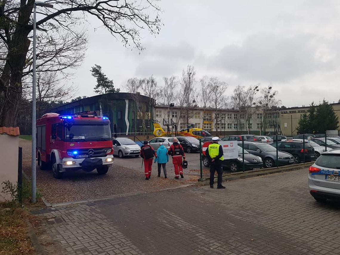 WIELISZEW. 56-latka przetransportowana śmigłowcem do szpitala