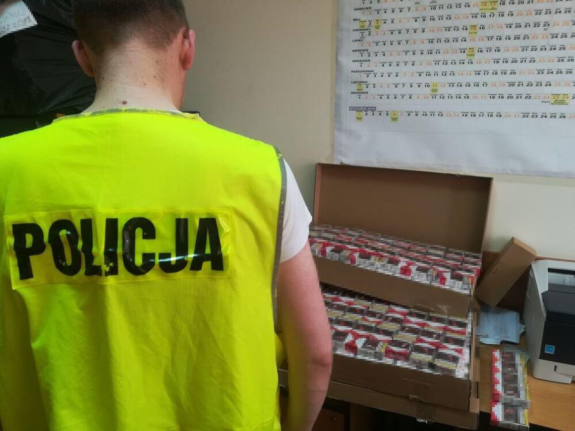 WIELISZEW. 8000 sztuk nielegalnych papierosów