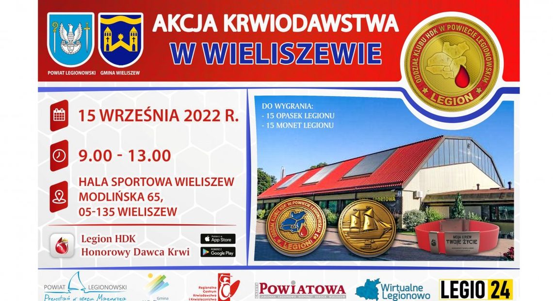 WIELISZEW. Akcja krwiodawstwa w Wieliszewie